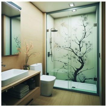 Phòng tắm kính – Cửa trượt