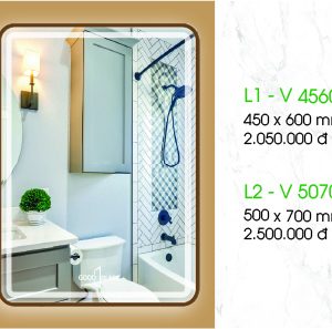 Gương đèn LED chữ nhật