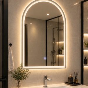 Gương đèn LED Hình Cong - Kích thước 50x70