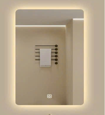 Gương đèn LED chữ nhật giá rẻ - Kích thước 50x70